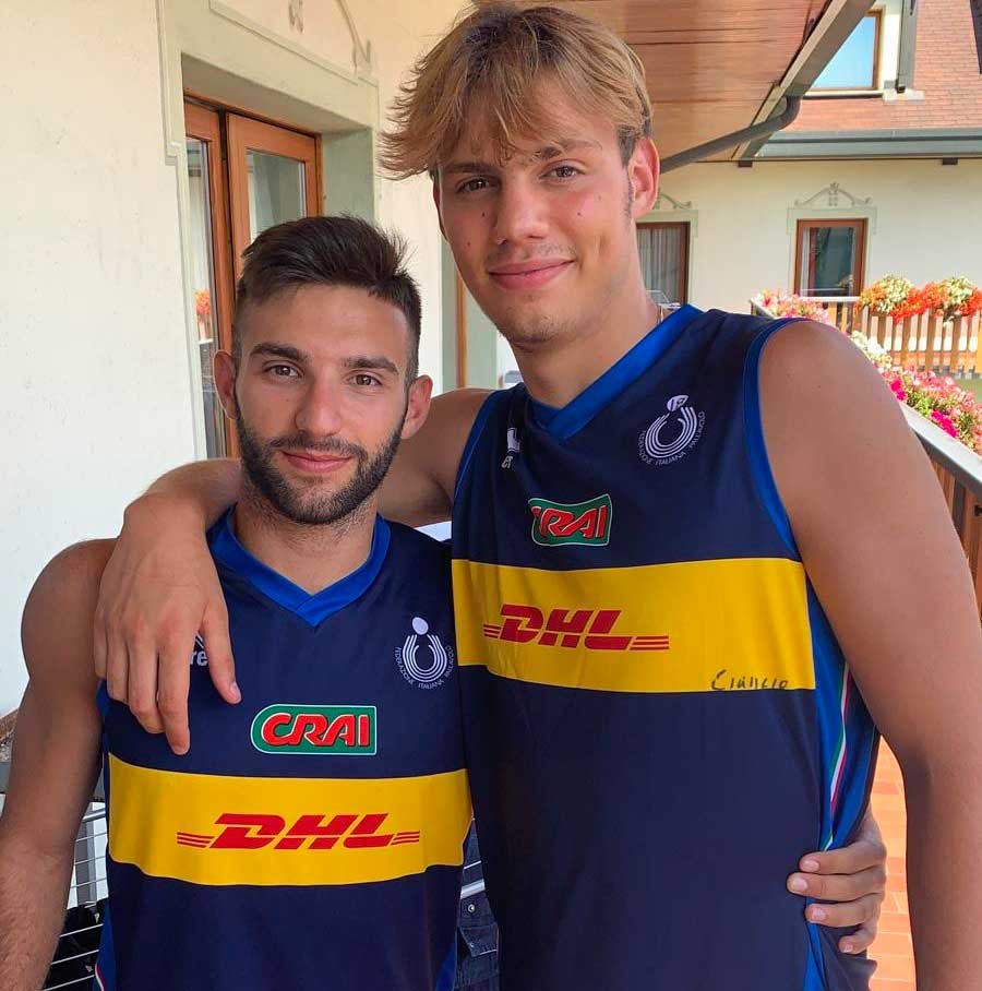 Damiano Catania e Nicola Cianciotta in nazionale U20